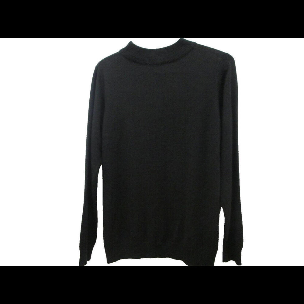 My Style Sweater Womens Size Medium Black Knit Acrylic Pullover​